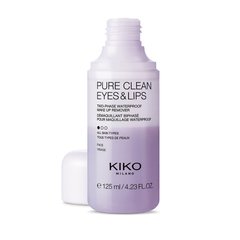 Двухфазная жидкость для снятия макияжа с глаз и губ в дорожном формате KIKO MILANO Pure Clean Eyes & Lips