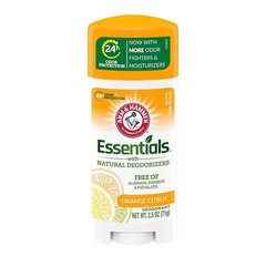 Прозрачный дезодорант без металлов Arm&Hammer Essentials Deodorant Natural Deodorizers Orange Citrus