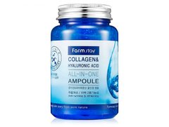 Сыворотка Farmstay Collagen & Hyaluronic Ampoule с коллагеном и гиалуроновой кислотой 250 мл