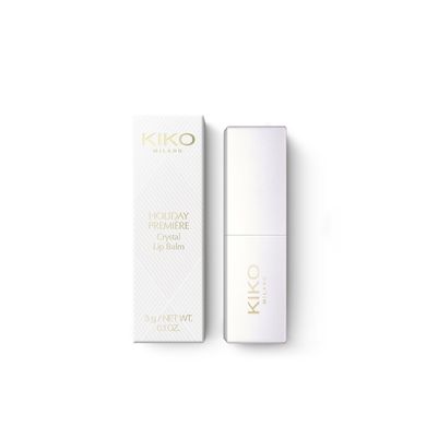 Увлажняющий бальзам для губ с сияющим финишем KIKO MILANO Holiday Première Crystal Lip Balm
