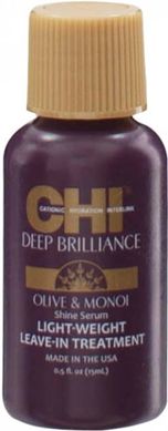 Несмываемая сыворотка-шелк для волос CHI Deep Brilliance Shine Serum Light Weight Leave-In Treatment