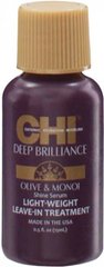 Незмивна сироватка-шовк для волосся CHI Deep Brilliance Shine Serum Light Weight Leave-In Treatment